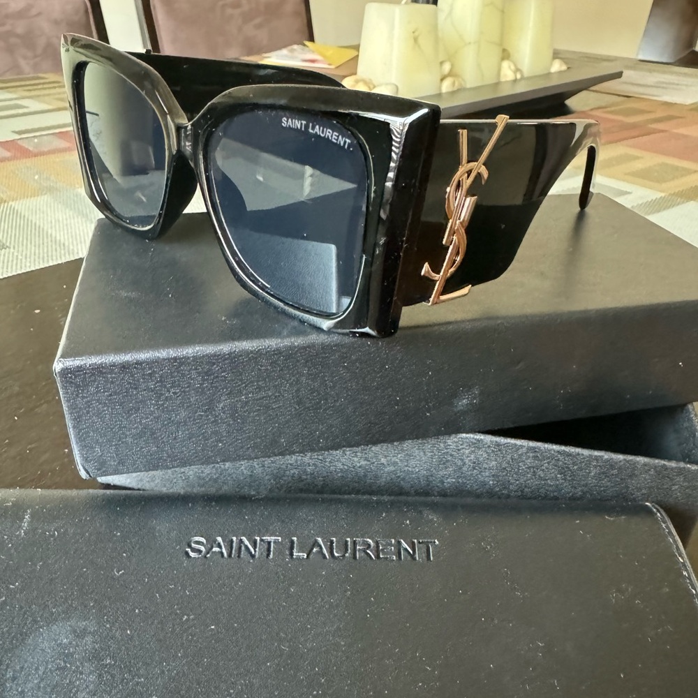 Yves Saint Laurent black sunglasses women